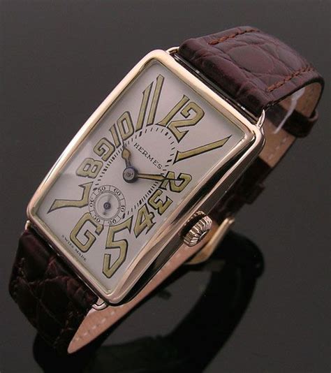 hermes paris watch rectangular